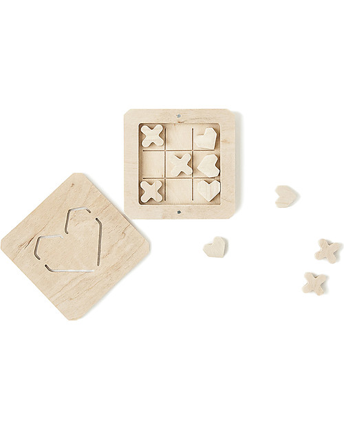 Babai Toys Gioco del Filetto in Legno - Love is… - per Tutta la Famiglia Giochi di una Volta