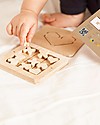 Babai Toys Gioco del Filetto in Legno - Love is… - per Tutta la Famiglia Giochi di una Volta