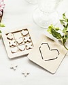 Babai Toys Gioco del Filetto in Legno - Love is… - per Tutta la Famiglia Giochi di una Volta