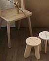 Babai Toys Sgabello in Legno a Incrocio Montessori per Bambini - Rosa - Stimola l'Autonomia e la Fantasia del tuo Bambino Sgabelli