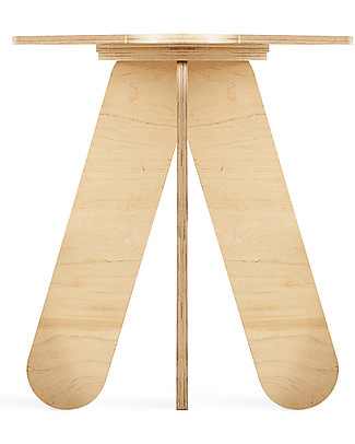 Babai Toys Tavolino in Legno Montessori per Bambini - Naturale - Stimola l'Autonomia e la Fantasia del tuo Bambino Tavoli