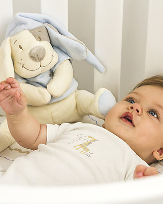 Babiage Babiage Doodoo Cagnolino, Azzurro - Riproduce il Suono del Grembo Materno! Peluche