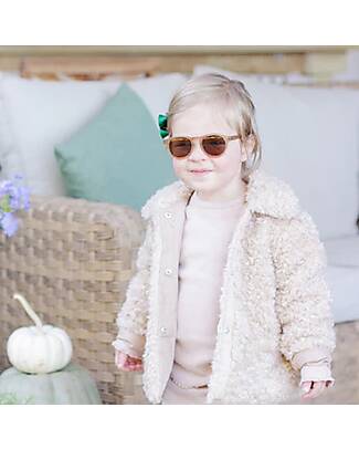Babiators Occhiali da Sole Keyhole - Cocoa Cloud - Lenti Ambra - 100 % Protezione UV Occhiali da Sole