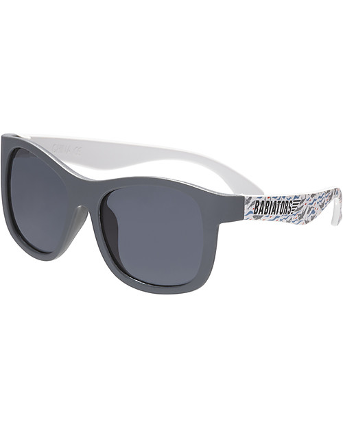 Babiators Occhiali da Sole Navigator, Shark-tastic - 100% Protezione UV - GARANZIA 1 ANNO Lost&Found Occhiali da Sole