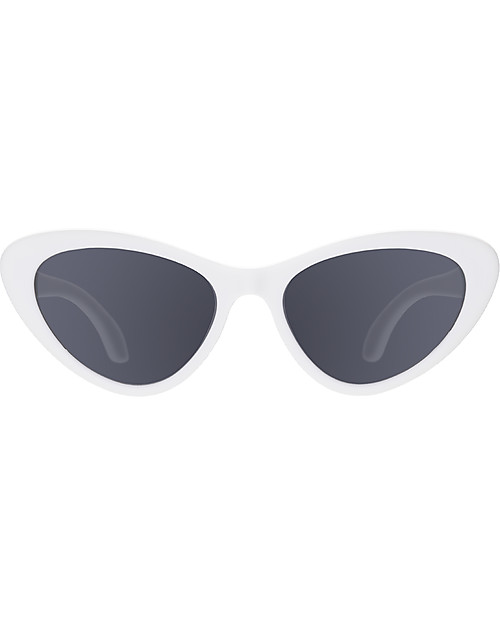 Babiators Occhiali da Sole Original Cat-Eye - Bianco Wicked White - 100% Protezione UVA e UVB Occhiali da Sole