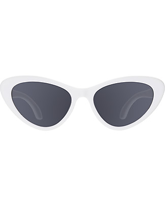 Babiators Occhiali da Sole Original Cat-Eye - Bianco Wicked White - 100% Protezione UVA e UVB Occhiali da Sole