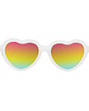 Babiators Occhiali da Sole Original Hearts - Arcobaleno Rainbow Bright - 100% Protezione UVA e UVB Occhiali da Sole