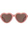 Babiators Occhiali da Sole Original Hearts - Soft Pink - Lenti Ambra - 100% Protezione UVA e UVB Occhiali da Sole