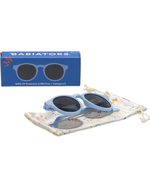 Babiators Occhiali da Sole Original Keyhole - Bermuda Blue - 100% Protezione UVA e UVB Occhiali da Sole