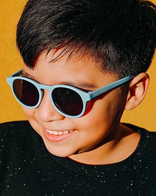 Babiators Occhiali da Sole Original Keyhole - Celeste Up In The Air - 100% Protezione UVA e UVB Occhiali da Sole