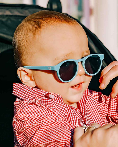 Babiators Occhiali da Sole Original Keyhole - Celeste Up In The Air - 100% Protezione UVA e UVB Occhiali da Sole