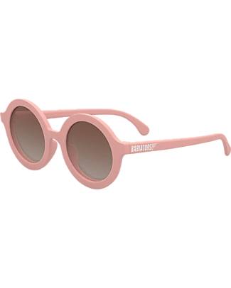 Babiators Occhiali da Sole Original Round - Peachy Keen - Lenti Ambra - 100% Protezione UVA e UVB Occhiali da Sole