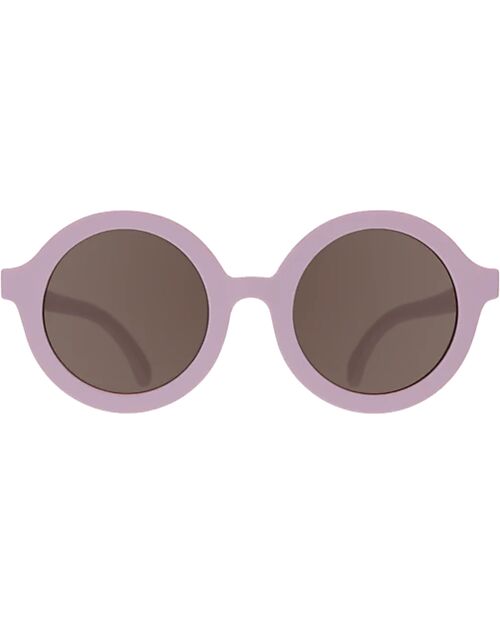 Babiators Occhiali da Sole Original Round - Playfully Plum - Lenti Ambra - 100% Protezione UVA e UVB Occhiali da Sole