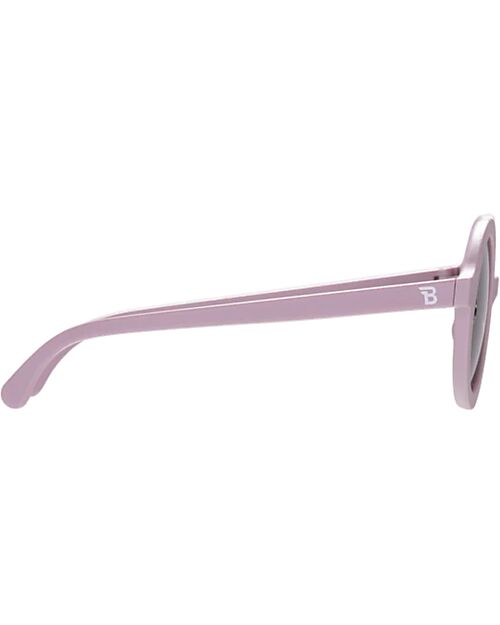 Babiators Occhiali da Sole Original Round - Playfully Plum - Lenti Ambra - 100% Protezione UVA e UVB Occhiali da Sole