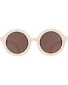 Babiators Occhiali da Sole Original Round - Sweet Cream - Lenti Ambra - 100% Protezione UVA e UVB Occhiali da Sole