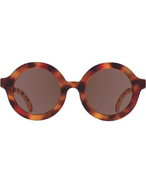 Babiators Occhiali da Sole Original Round - Totally Tortoise - Lenti Ambra - 100% Protezione UVA e UVB Occhiali da Sole