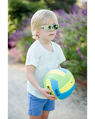 Babiators Occhiali da Sole Polarizzate Blue Series - The Daydreamer - Lenti Verde Acqua - 100% Protezione UVA e UVB Occhiali da Sole