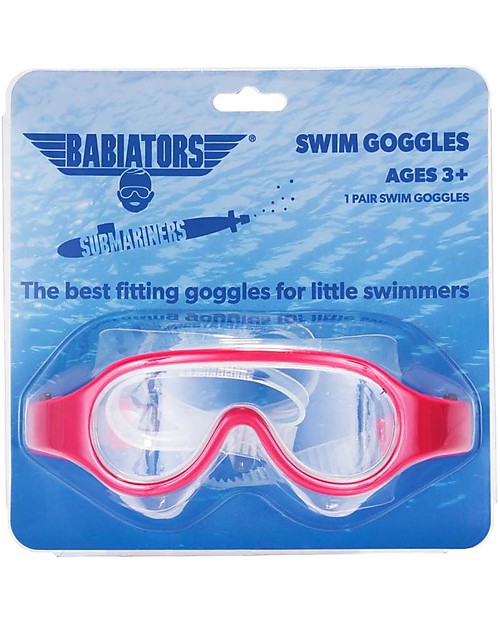 Babiators Occhiali Subacquei 3+ Anni, Submarine Collection - Rosa Popstar - GARANZIA DI 1 ANNO Lost & Found Occhiali da Sole