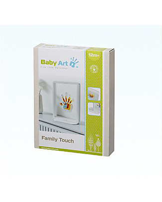 Baby Art Baby Art Family Touch, Kit Impronte per la Famiglia - Bianco Album Dei Ricordi_