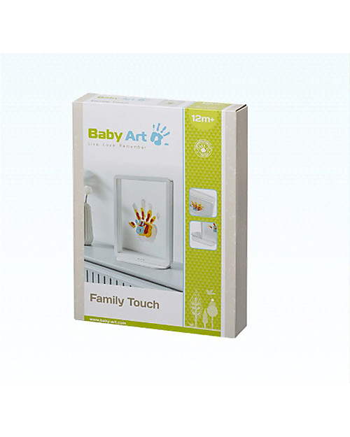Baby Art Baby Art Family Touch, Kit Impronte per la Famiglia - Bianco Kit dei Ricordi