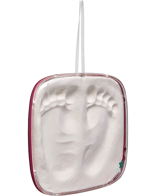 Baby Art Baby Art Hello Baby Burgundy, Cornice Impronta Singola - Bordeaux Kit dei Ricordi