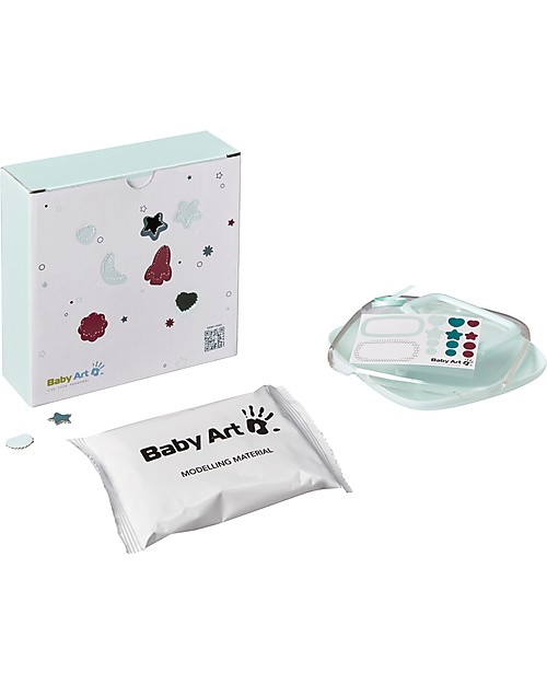 Baby Art Baby Art Hello Baby Crystalline, Cornice Impronta Singola - Cristallino Kit dei Ricordi