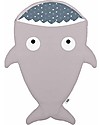 Baby Bites Sacco Passeggino Squalo Imbottito - Grigio Pietra - Cotone Bio - TOG 1.0 Sacchi Nanna