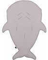 Baby Bites Sacco Passeggino Squalo Imbottito - Grigio Pietra - Cotone Bio - TOG 1.0 Sacchi Nanna