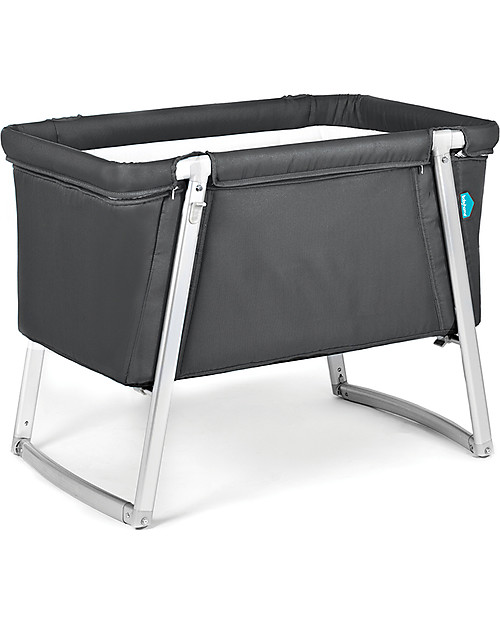 Baby Home Culla Dream - Grafite - Leggerissima, trasportabile e anche dondolo e ruote Culle e Ceste