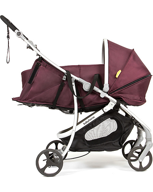 Baby Home Kit Carrozzina per Passeggino Baby Home Vida, Viola - Per usare il passeggino fin dalla nascita! Carrozzine e Navicelle
