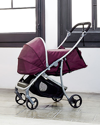 Baby Home Kit Carrozzina per Passeggino Baby Home Vida, Viola - Per usare il passeggino fin dalla nascita! Carrozzine e Navicelle