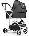 Baby Home Passeggino con Carrozzina Vida Plus, Black - Dalla nascita a 15 kg! Carrozzine e Navicelle