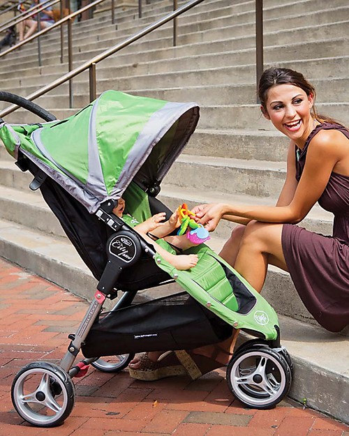 Baby Jogger OUTLET Passeggino City Mini™ 3 - Sabbia/Grigio - Leggero e compatto - Si chiude con una mano! - Pezzo di showroom Passeggini Leggeri