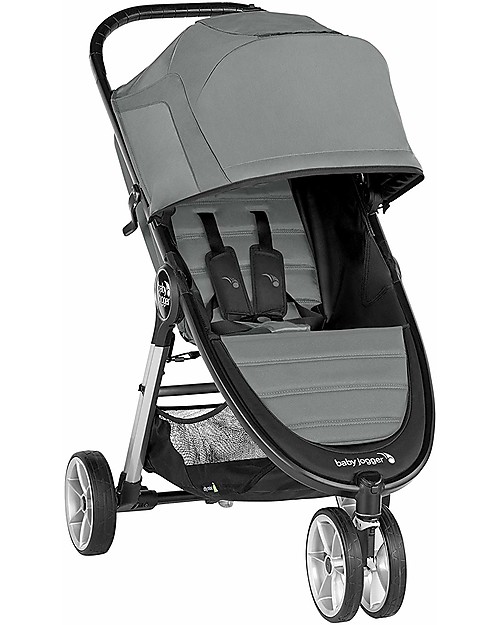 Baby Jogger Passeggino City Mini 2, Grigio Chiaro - 3 ruote, Ideale per la Città! Passeggini Leggeri