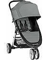 Baby Jogger Passeggino City Mini 2, Grigio Chiaro - 3 ruote, Ideale per la Città! Passeggini Leggeri