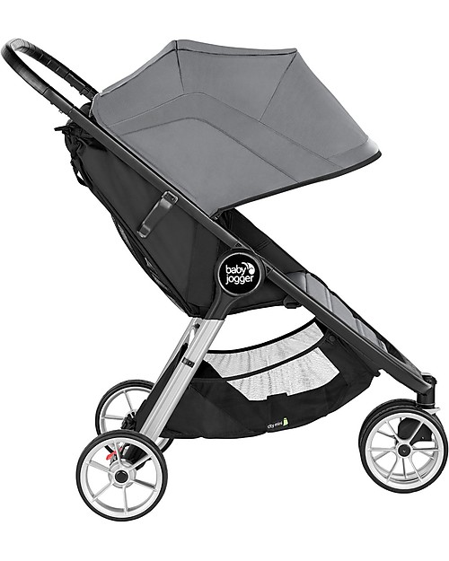 Baby Jogger Passeggino City Mini 2, Grigio Chiaro - 3 ruote, Ideale per la Città! Passeggini Leggeri
