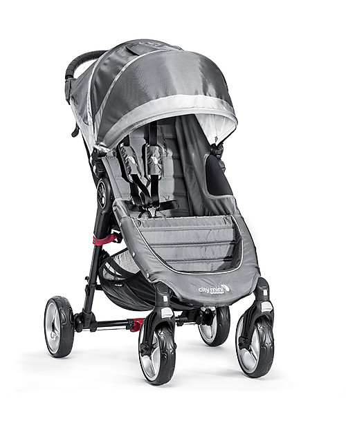 Baby Jogger Passeggino City Mini 4 - Grigio Acciaio/Sabbia - Leggero e compatto - Si chiude con una mano Passeggini Leggeri