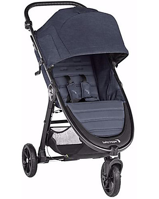 Baby Jogger Passeggino City Mini GT2, Carbon - 3 Ruote, Maneggevole in Ogni Terreno! Sistemi Combinabili per Trio