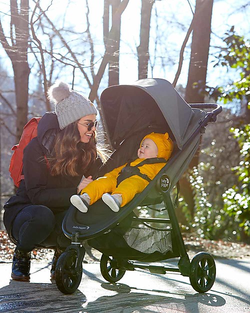 Baby Jogger Passeggino City Mini GT2, Grigio Pietra - 3 Ruote, Maneggevole in Ogni Terreno! Passeggini Leggeri