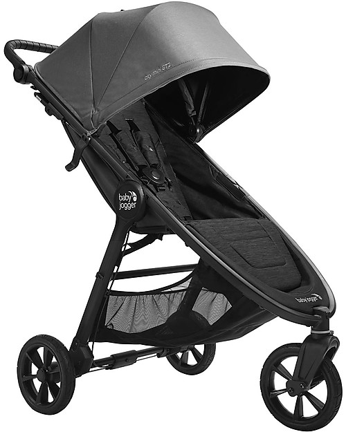 Baby Jogger Passeggino City Mini GT2, Grigio Pietra - 3 Ruote, Maneggevole in Ogni Terreno! Passeggini Leggeri