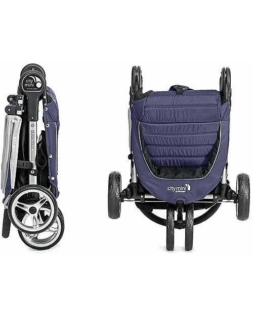 Baby Jogger Passeggino City Mini™ 3 - Blu Navy/Grigio - Leggero e compatto - Si chiude con una mano! Passeggini Leggeri