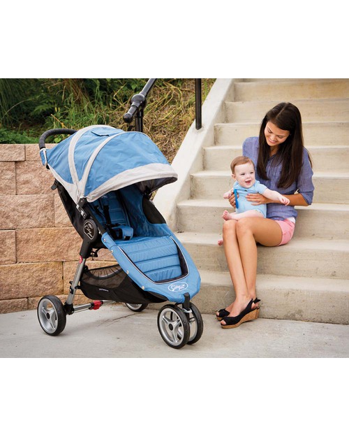 Baby Jogger Passeggino City Mini™ 3 - Lime/Grigio - Leggero e compatto - Si chiude con una mano! Passeggini Leggeri