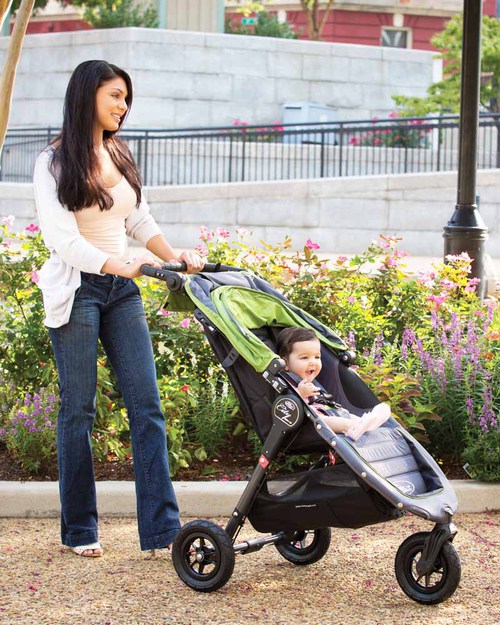 Baby Jogger Passeggino City Mini™ GT - Cremisi/Grigio - Per tutti i terreni, maneggevole - Si chiude con una mano! Passeggini Leggeri