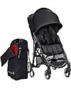 Baby Jogger Passeggino City Mini™ Zip - Nero + Borsa Porta Passeggino - Compatto, leggero, si chiude con una mano! Passeggini Leggeri