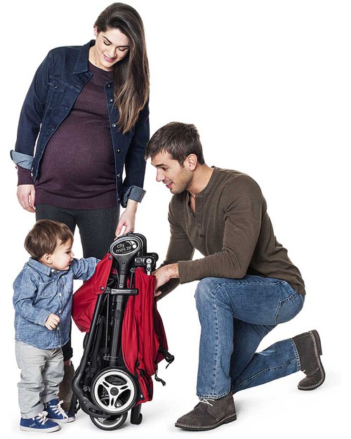 Baby Jogger Passeggino City Mini™ Zip - Rosso - Compatto, leggero, si chiude con una mano! Passeggini Leggeri