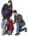 Baby Jogger Passeggino City Mini™ Zip - Rosso - Compatto, leggero, si chiude con una mano! Passeggini Leggeri