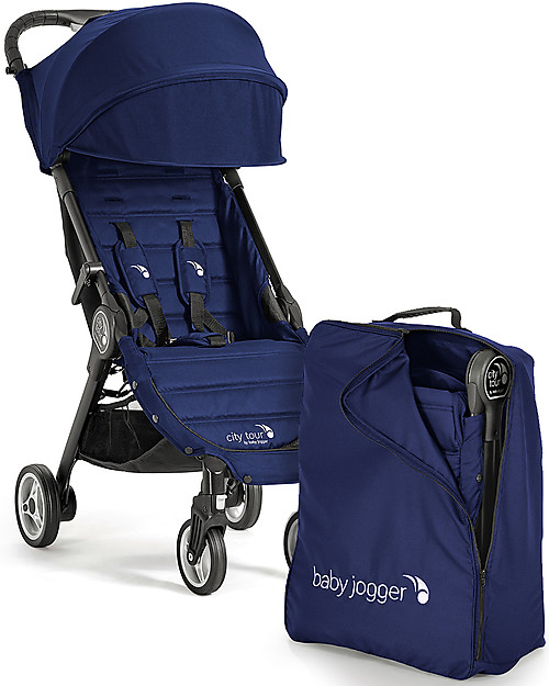 Baby Jogger Passeggino City Tour, Cobalto - Leggero e compatto. Va in aereo come bagaglio a mano! Passeggini Leggeri
