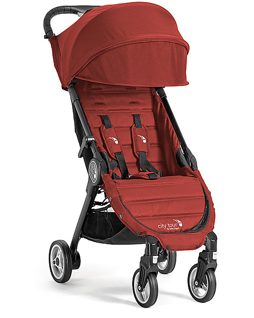 Baby Jogger Passeggino City Tour, Granato - Leggero e compatto. Va in aereo come bagaglio a mano! Passeggini Leggeri