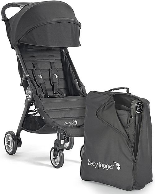 Baby Jogger Passeggino City Tour, Onyx Leggero e Va in