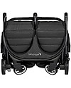 Baby Jogger Passeggino City Tour2 Double, Jet - Anche per Bambini di Diverse Età! Passeggini Gemellari